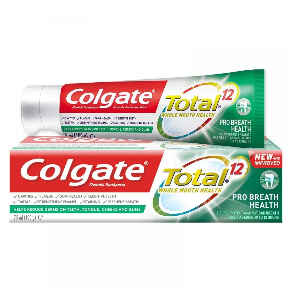фото упаковки Colgate Паста зубная Total 12 Профессиональная Здоровое дыхание
