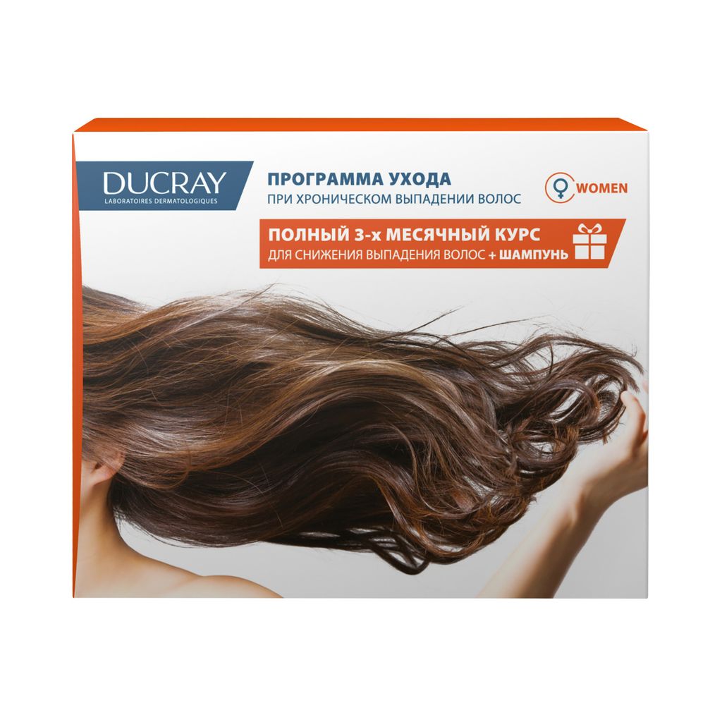 фото упаковки Ducray Программа ухода при хроническом выпадении волос у женщин
