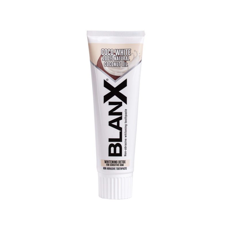 фото упаковки Blanx Паста зубная отбеливающая кокос