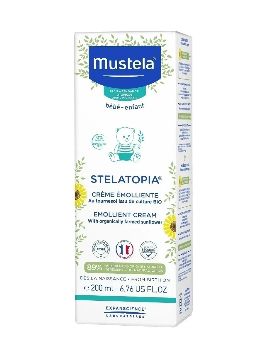 фото упаковки Mustela Stelatopia крем-эмолент