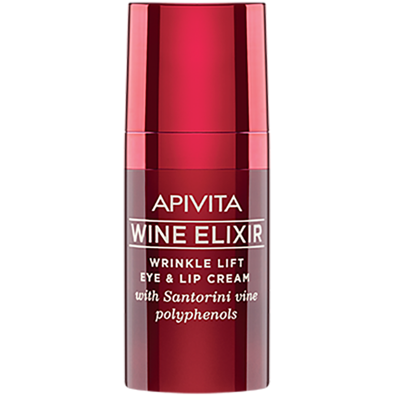 фото упаковки Apivita Wine Elixir Крем-лифтинг для контура глаз и губ