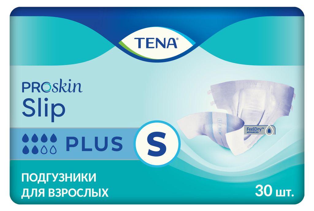 фото упаковки Подгузники для взрослых Tena Slip Plus