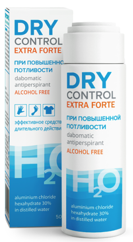 фото упаковки Dry Control Extra Forte дабоматик антиперспирант без спирта 30%