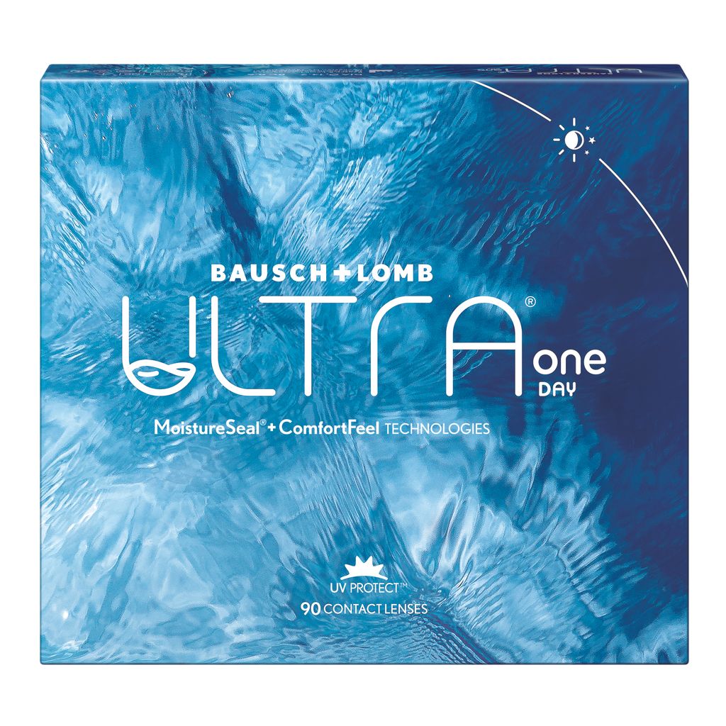 фото упаковки Ultra One Day Мягкие контактные линзы, -2.50, 8.6, 90 шт. фото упаковки Ultra One Day Мягкие контактные линзы