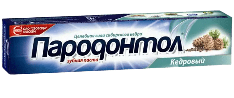 фото упаковки Пародонтол Зубная паста Кедровая