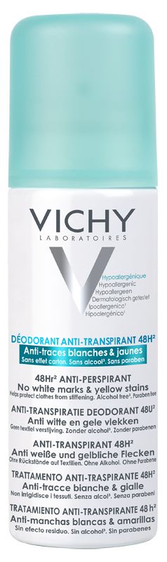 Vichy Deodorants дезодорант-аэрозоль против белых и желтых пятен 48 ч