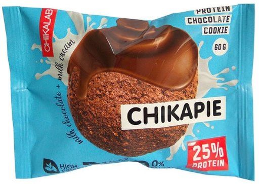 Chikalab chikapie печенье с начинкой Шоколад, печенье, 60 г, 1 шт.