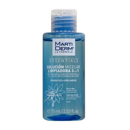 Martiderm Essentials Раствор мицеллярный очищающий 3в1, раствор, 75 мл, 1 шт.