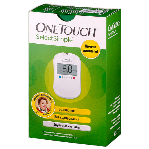 OneTouch SelectSimple Глюкометр, 1 шт.