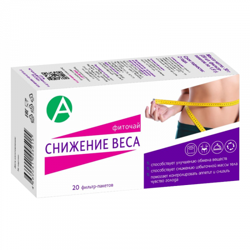 Фиточай Снижение веса, фиточай, 1.5 г, 20 шт.