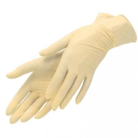 Клинса перчатки диагностические латексные неопудренные, размер S, 10 шт.