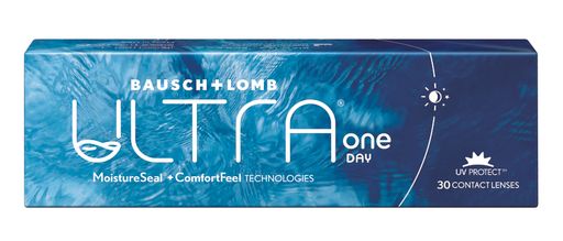 Ultra One Day Мягкие контактные линзы, -1.75, 8.6, 30 шт.