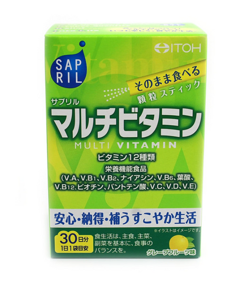 Itoh Саприл мультивитамин, стик - пакет, 2 г, 30 шт.